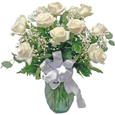 Warm White Mondial Roses from your local Clinton,TN florist, Knight's Flowers