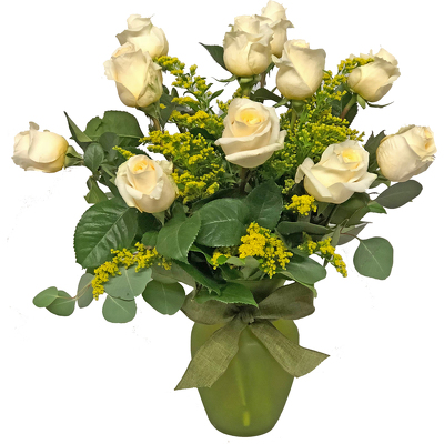 Creamy Creme De la Creme Roses from your local Clinton,TN florist, Knight's Flowers