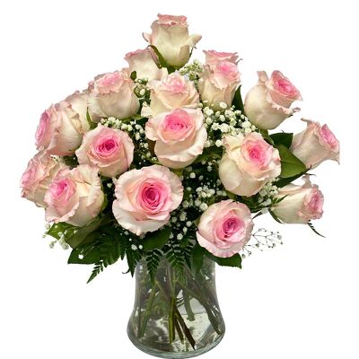 24 Bubble Gum Pink 'Mandala' Roses from your local Clinton,TN florist, Knight's Flowers