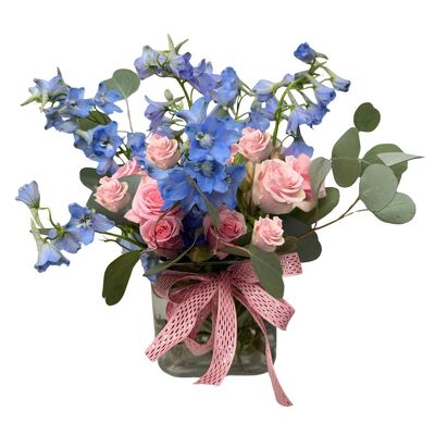 Blushing Blooms from your local Clinton,TN florist, Knight's Flowers