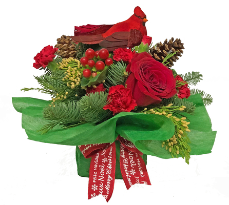 Joyous Holiday Bouquet from your local Clinton,TN florist, Knight's Flowers