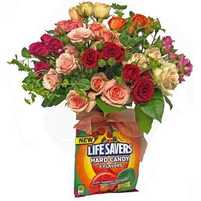 You're a Lifesaver Bouquet from your local Clinton,TN florist, Knight's Flowers