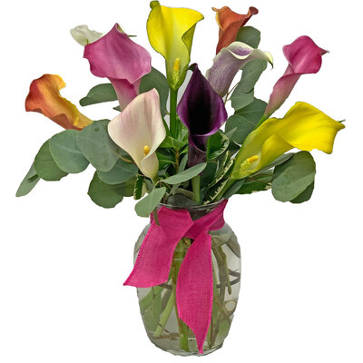Crazy for Callas Bouquet from your local Clinton,TN florist, Knight's Flowers