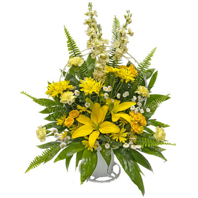 Special Reflections Funeral Basket from your local Clinton,TN florist, Knight's Flowers