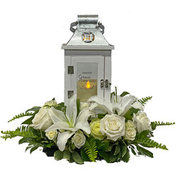 Amazing Grace Lantern Arrangement from your local Clinton,TN florist, Knight's Flowers