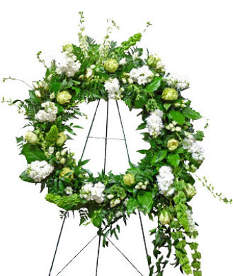 Eternal Life Wreath from your local Clinton,TN florist, Knight's Flowers