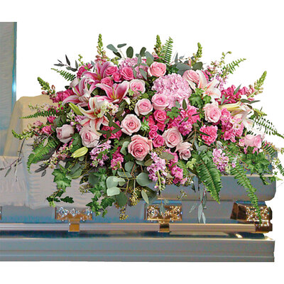 From the Heart Casket Spray from your local Clinton,TN florist, Knight's Flowers