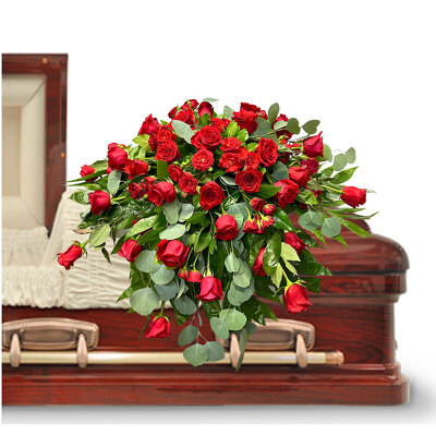 Enduring Love Casket Spray from your local Clinton,TN florist, Knight's Flowers