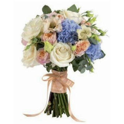 Blushing Wedding Bouquet from your local Clinton,TN florist, Knight's Flowers
