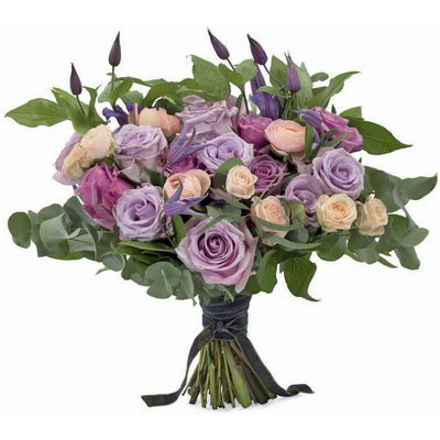 Perfectly Purple Wedding Bouquet from your local Clinton,TN florist, Knight's Flowers