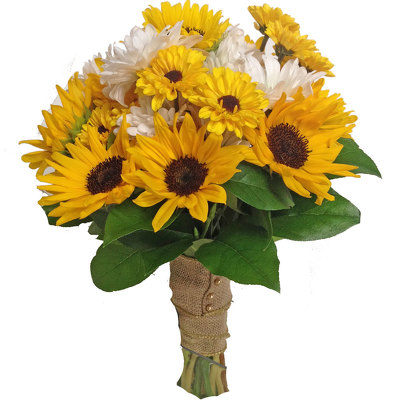 Sunflower Bride Bouquet from your local Clinton,TN florist, Knight's Flowers