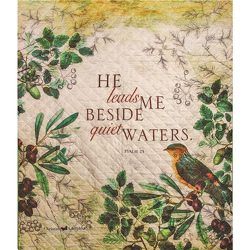 He Leads Me Beside Quite Waters Quilt from your local Clinton,TN florist, Knight's Flowers