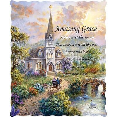 Amazing Grace Quilted Throw from your local Clinton,TN florist, Knight's Flowers
