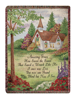 Amazing Grace Tapestry Throw  from your local Clinton,TN florist, Knight's Flowers