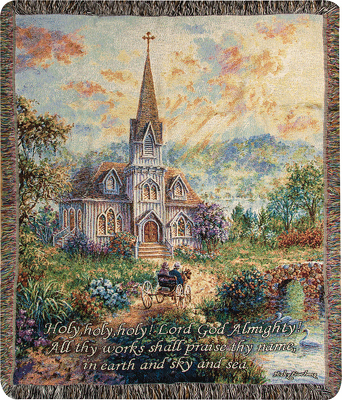 Holy, Holy, Holy Tapestry Throw from your local Clinton,TN florist, Knight's Flowers
