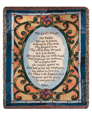 The Lord's Prayer Tapestry Throw from your local Clinton,TN florist, Knight's Flowers