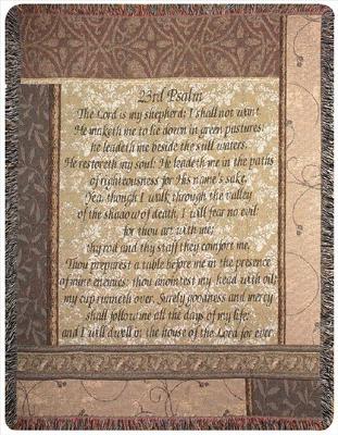 My Shepherd (23rd Psalm) Tapestry Throw from your local Clinton,TN florist, Knight's Flowers
