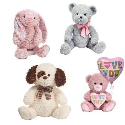 Assorted Plush Animals from your local Clinton,TN florist, Knight's Flowers