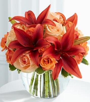 Bright Harvest Bouquet from your local Clinton,TN florist, Knight's Flowers