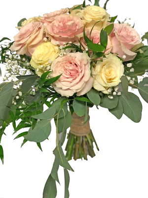 Blushing Bride Wedding Bouquet from your local Clinton,TN florist, Knight's Flowers