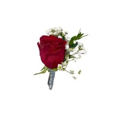 Red Rose Boutonniere from your local Clinton,TN florist, Knight's Flowers