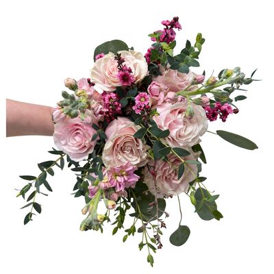 Blush & Bloom Prom Bouquet from your local Clinton,TN florist, Knight's Flowers