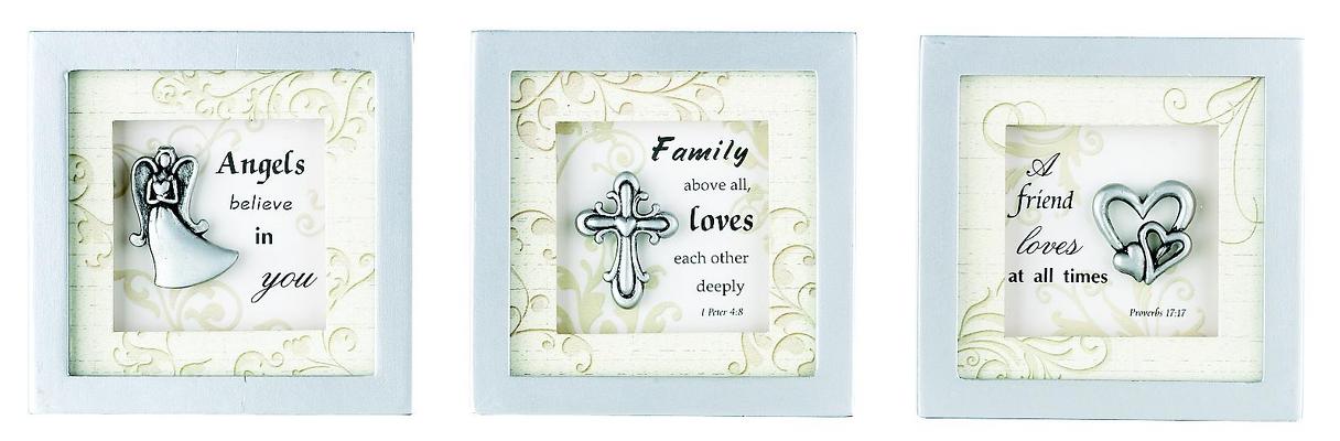 Family Scripture Mini Shadow Box from your local Clinton,TN florist, Knight's Flowers
