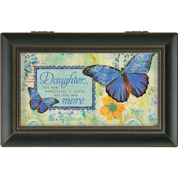 Daughter Butterflies Music Box from your local Clinton,TN florist, Knight's Flowers