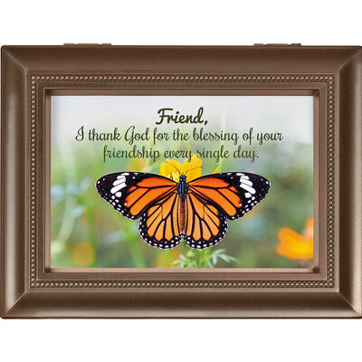 Friend Butterfly Music Box from your local Clinton,TN florist, Knight's Flowers