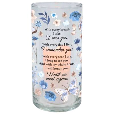 Until We Meet Hurricane Candle from your local Clinton,TN florist, Knight's Flowers