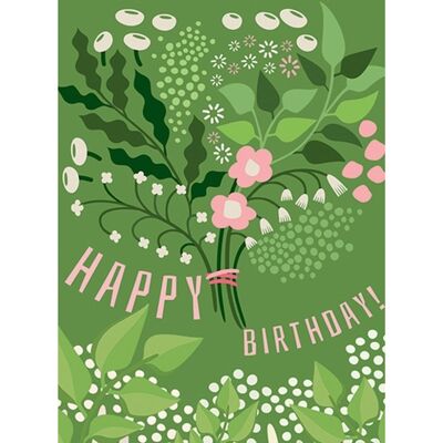Birthday Bouquet Card from your local Clinton,TN florist, Knight's Flowers
