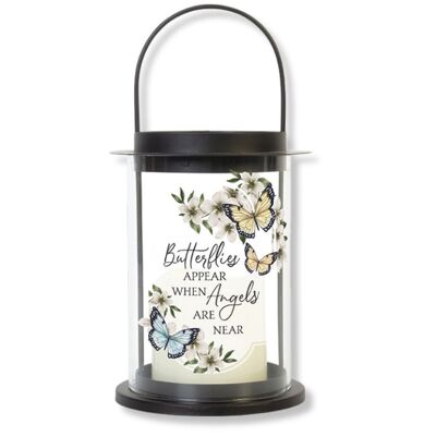 Butterflies Appear Cylinder Lantern  from your local Clinton,TN florist, Knight's Flowers