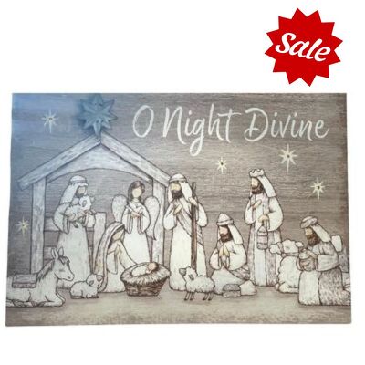 Nativity Shelf Sitter from your local Clinton,TN florist, Knight's Flowers