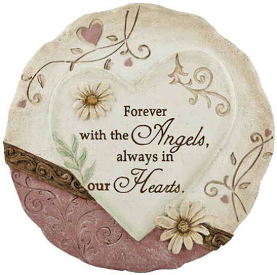 Forever with The Angels Stepping Stone from your local Clinton,TN florist, Knight's Flowers