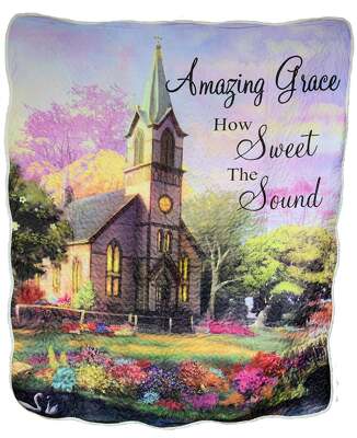 AMAZING GRACE THROW from your local Clinton,TN florist, Knight's Flowers