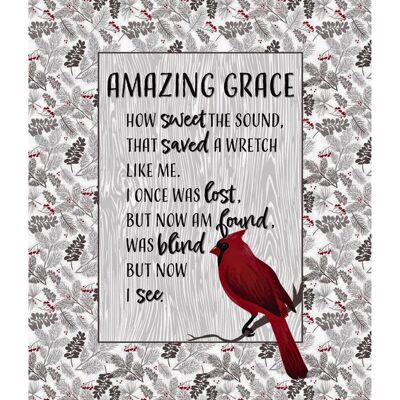 Cardinal Amazing Grace Throw from your local Clinton,TN florist, Knight's Flowers