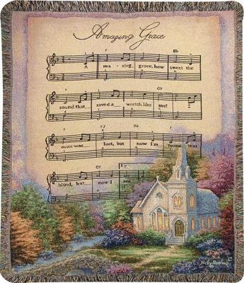 Church in the Country Tapestry Throw from your local Clinton,TN florist, Knight's Flowers