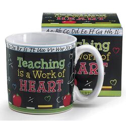 Teaching/Heart Ceramic Mug w/ Box from your local Clinton,TN florist, Knight's Flowers