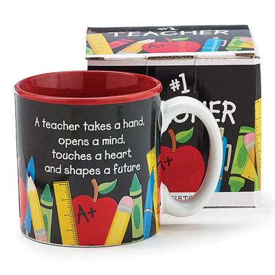 Teachers Count Ceramic Mug w/ Box from your local Clinton,TN florist, Knight's Flowers
