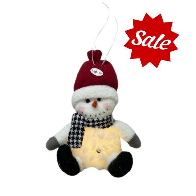 Lighted Snowman from your local Clinton,TN florist, Knight's Flowers