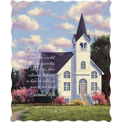 John 3:16 Quilted Throw from your local Clinton,TN florist, Knight's Flowers