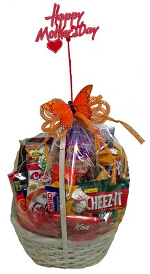Mom's Ultimate Snack Basket from your local Clinton,TN florist, Knight's Flowers