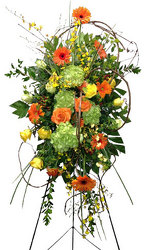 Nature's Bounty Standing Spray from your local Clinton,TN florist, Knight's Flowers