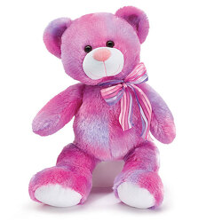 Multicolor Plush Bear  from your local Clinton,TN florist, Knight's Flowers