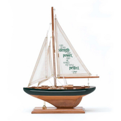 God is my Strength Sailboat from your local Clinton,TN florist, Knight's Flowers