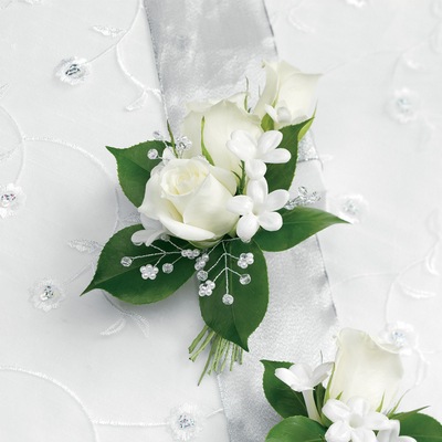 Grace Wedding Corsage from your local Clinton,TN florist, Knight's Flowers